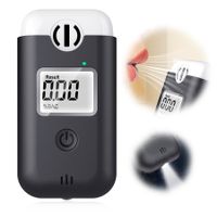 Portable Breathalyzer, Direct Blow, no Need to Change Mouthpieces,Digital Blue LCD Display with Illuminated Light for Personal and Family Gatheri