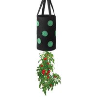 Garden Hanging Strawberry Planting Grow Bag,Upside Down Vegetable Planter with 12 Grow Holes Handle,For Tomato Chili Strawberry Fruit House Garden