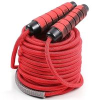 10m Long Jump Rope Double Dutch Jump Rope,Adjustable Skipping Ropes Nylon Braided Rope Core,Not Entangled,Long Enough for 6-10 Jumpers.