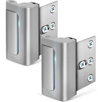 Home Security Door Reinforcement Lock Child proof High Security Door Lock Front Door Locks for Kids Safety Withstand 800lbs Door Latch Lock Christmas Gifts Stocking Stuffers (2 Pack)