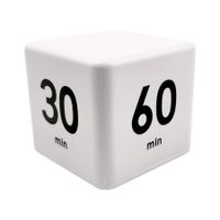 Kitchen Timer, ADHD Timer, Productivity, Workout, Classroom Flip Timer, for Study, Management Settings,White