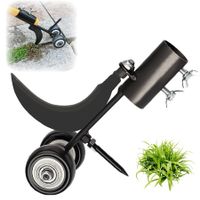 Crazy Weeds Marauder,Detachable Crevice Weeding Tool with Wheels,Weed Puller Tool Stand up Heavy Duty for Garden Yard Lawn Sidewalk Driveway