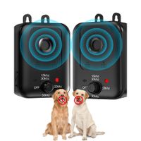 Anti Barking Devices,2 Pack Auto Dog Bark Control Devices with 3 Modes,Rechargeable Ultrasonic Bark Box Dog Barking Deterrent Devices,Effective Stop Barking Dog Devices for Indoor & Outdoor Use