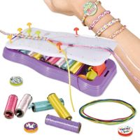 Friendship Bracelet Making Kit for Girls,Bracelets String Kit,Birthday Children's Day Gifts and Party Supply and Travel Activities Set Color Purple