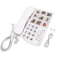 It can Edit 9 one Touch Memory Speed Dialing and Images,Elderly Image Phone,Phone for Patients with Alzheimer's Disease and Enlarged Phone for Patients with Hearing Impairment