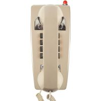 Retro Wall Phones for Landline with Mechanical Ringer Corded Telephone Wall Mounted with Indicator Waterproof Old Style Landline Phones for Home Kitchen,Beige