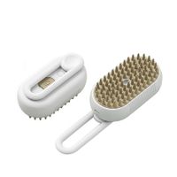 Steamy Cat Brush, Cat Steam Brush for Massage, Self Cleaning Spray Comb for Cats Massage Shedding