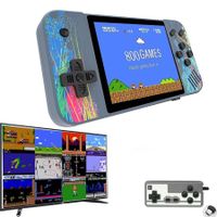 Gameboy Handheld Game Console Retro Gaming Console Preloaded 800 Classical Games Portable Gaming Player with 3.5" LCD Screen,Mini Arcade Electronic Toy Gifts (Grey)