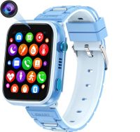 4G Smart Watch for Kids,GPS Tracker Watch,2- Way Calling,Camera,SOS,WiFi,Touch Screen Kids Phone Watch for Boys Girls Gifts,Blue