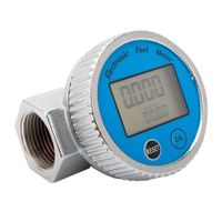 Digital Turbine Waterproof Flow Meter, LCD Digital Display Flow Meter, for Diesel, Kerosene, Gasoline