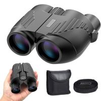 Binoculars 20x25 for Kids,High Power Easy Focus Binoculars with Low Light Vision,Compact Binoculars for Bird Watching and Travel (Black)