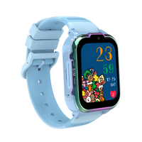 4G GPS Smart Watch For Kids 1.83Inch With One-Click Sos, Gps Positioning, Video Call And Photo Taking Color Blue