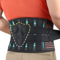 Lumbar Support for Heavy Lifting, Men and Women, Breathable Waist Support, Relief from Sciatica, Herniated Disc, XL (Waist 3.5/3.8 feet 115-125 CM)