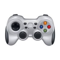 F710 Wireless Gamepad, 2.4 GHz Wireless with USB Nano Receiver, Controller Dual Vibration Feedback, 4 Switch D Pad, PC Grey/Black