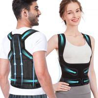 Back Brace and Posture Corrector Adjustable And Lightweight Posture Corrector Back Support Provides Support And Shape For Neck, Shoulders And Back(Size L)