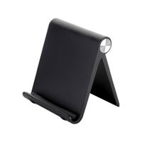 Tablet Stand Holder Adjustable Portable Desktop Dock Office Compatible for iPad 10.2/iPad Pro 11 Inch/iPad 9.7/iPad Mini 5/4/3/2/iPad Air/iPhone 15/14/13/12 Black