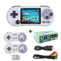 3 inch Data Frog SF2000 HD Arcade Game Console, Handheld Game Console for Kids Men, with 1500mAh Battery 6000 Classic Games Supports Multiple emulators (Dual Player Mode)