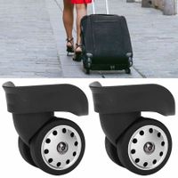 2Pcs Luggage Suitcase Trolley Universal casters Travel Spinner Replacement casters Quiet  Repair Suitcase Smooth