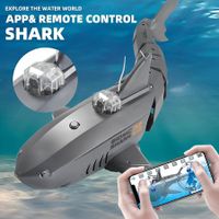 RC Shark with Camera for Kids, Remote Control Pool Toys, RC Submarine with Camera, Pool Toys, RC Camera Boat Toys, Simulated Shark Toy