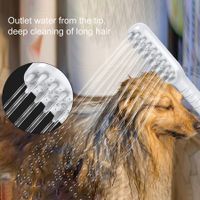 Pet Bath Shower Universal Interface Built-in Silicone Filter Dog Wash Shower Head Grooming Brush