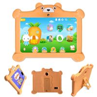 7 Inch Kids Tablet, Android  Tablets with 2GB RAM 32GB ROM, WiFi,Dual Camera, Educationl, Games, Parental Control, Kids Software Pre-Installed(Orange)