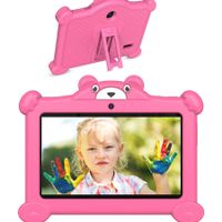 7 Inch Kids Tablet, Android  Tablets with 2GB RAM 32GB ROM, WiFi,Dual Camera, Educationl, Games, Parental Control, Kids Software Pre-Installed(Pink)