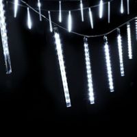 Jingle Jollys Christmas Lights 960 LED 12M Shower Light Icicle Falling Metor