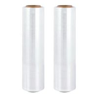 400m 2pcs Stretch Film Shrink Wrap Rolls Protect Package Material Home Warehouse