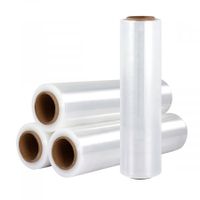 400m 4pcs Stretch Film Shrink Wrap Rolls Protect Package Material Home Warehouse