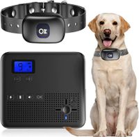 2 in 1 Wireless Dog Fence, Pet Electric Containment System, Waterproof Dog Training Collar with Remote Boundary, Adjustable Radius Range 16ft to 393ft, Harmless, for All Dogs,for 1 dog