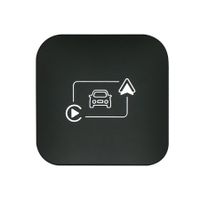 Carplay Wireless Adapter, 2 in 1 Apple Carplay/Android Auto, USB Converter, Carplay Dongle, BT Transmitter/Aux, Compatible All Car Models, Smart Carplay Box Support iPhone 6+/iOS 10+/Android 11.0+