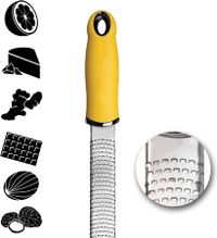 1 PCS Yellow Classic Series Citrus Zester Stainless Steel Grater