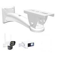 Mini Projector Wall Mount, Projector Hanger, CCTV Security Camera Housing Mounting Bracket for CCTV, Camera, Projector, Webcam White