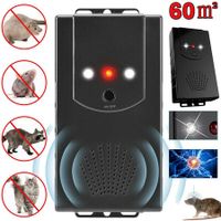 Ultrasonic Car Mouse Repeller,Under The Hood Animal Repeller with Strobe Light,Indoor Warehouse Mouse Repeller