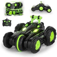 RC Stunt Cars Remote Control Car 4WD 2.4Ghz Double Sided Driving 360 degree Flips Rotating Indoor Outdoor Rechargeable Off Road Car Toy Xmas Kids Toy for Boys Girls Age 5+