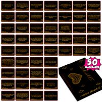 50 Couples Conversation Cards,Dating Card Game for Couples,Enjoy Better Relationships and Deeper Intimacy,Date Night,Valentine Card Games