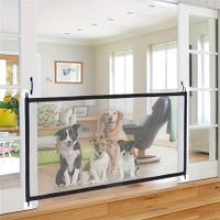 Dog Gate for Stairs, Pet Gates for The House, Dogs Screen Mesh Gate for Doorways Stairways Indoor Safety, 110 x 72 cm