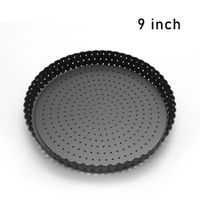 1 PCS 9 Inch Movable Bottom Baking Pan Pizza Pan NonStick Coating Movable Pan Mold Chrysanthemum Pie Pan Tart Pan Pizza Pan