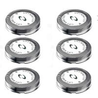 6Pcs HQ56 Replacement Shaver Heads for Philips Norelco HQ3 HQ4 HQ55 HQ56 HQ6, 3Pcs Replacement Shaver Head