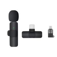 3 Cable Adapters Cordless Microphone  gift  Compatible with iPhone Android Phone Camera Laptop MacBook  Lavalier Microphone Wireless Vlog Tiktok YouTube Meeting use</p>