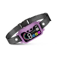 Dog Bark Collar, Rechargeable Smart Barking Collar, Anti Barking Training Collar for Small Medium Large Dogs, Purple