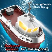 Mini Remote Control Boat 2.4G Wireless Remote Control Ship Children's Water Electric Charging Toy Boat