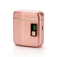 Electric Nail Clipper with 3 Speed Levels and Nail Clip Storage, LCD Digital Display, USB Rechargeable Electric Nail Trimmer,(Rose Gold)