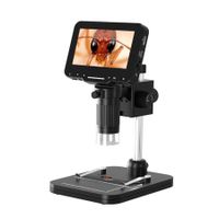 4.3 Inch Coin Microscope with HDMI, 1000X LCD Digital Microscope for Kids, 1080P Coin Magnifier for Taking Photo/Video with 8 LEDs, Compatible with Windows, Mac and TV