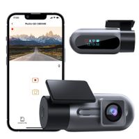 Dash Cam WiFi FHD 1080P Car Camera,Front Dash Camera for Cars,Mini Dashcams for Cars with Night Vision,24 Hours Parking Mode,WDR,Loop Recording,G-sensor,APP,Support 128GB Max