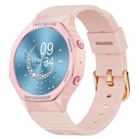 Smart Watch 1.32" Casual Women's Sport Watch for Android iOS Phones with 100+Sport Modes, Fitness Tracker,Sleep Monitor (Pink-Blue)