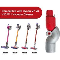 Compatible with Dyson Bottom Conversion Head V7 V8 V10 V11 V15 Vacuum Cleaner, Low Reach Adapter, Vacuum Cleaner Conversion Head Part