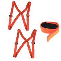 Forearm Forklift Set of 2 Straps Classic Model Harness for Moving Furniture Appliances up to 800 lb Ergonomic Lifting Equipment 1 Pack Orange