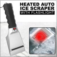 12V Electric Heated Car Ice Scraper Automobiles Cigarette Lighter Snow Removal Shovel Auto Windshield Glass Defrost Tools