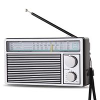 Radios Portable AM FM Retro Radio,Transistor Radios with Loud Speakers,Battery Powered or DC Power,Suitable for Indoor Outdoor and Emergency Use,Small Transistor Radio AM FM Gifts